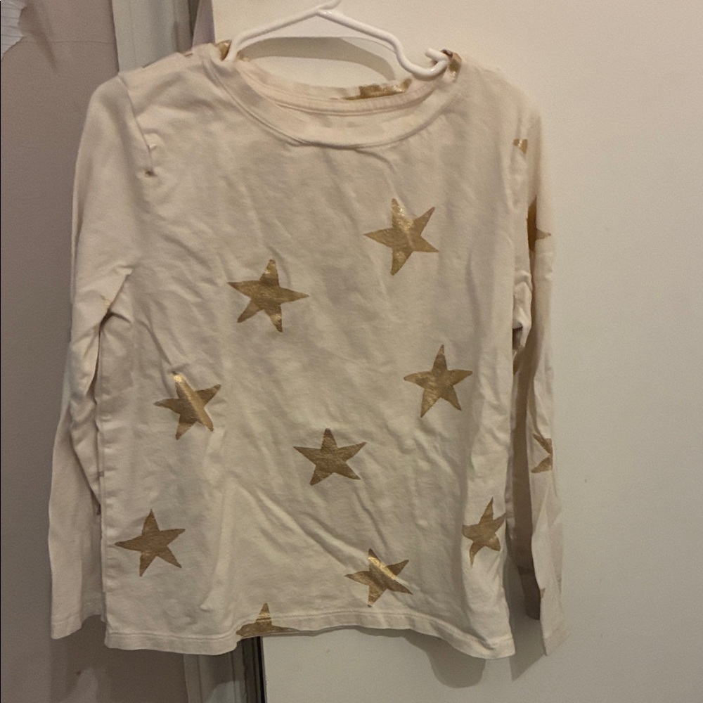 Old Navy Gold Star Kids Long Sleeve Shirt Size 6/7